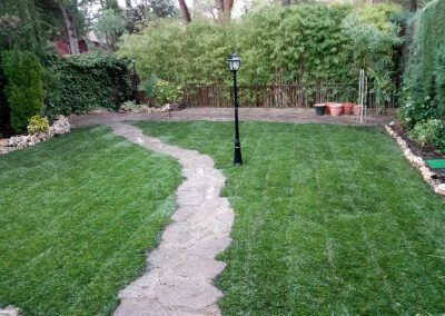 Realización de jardín en Monte Alina